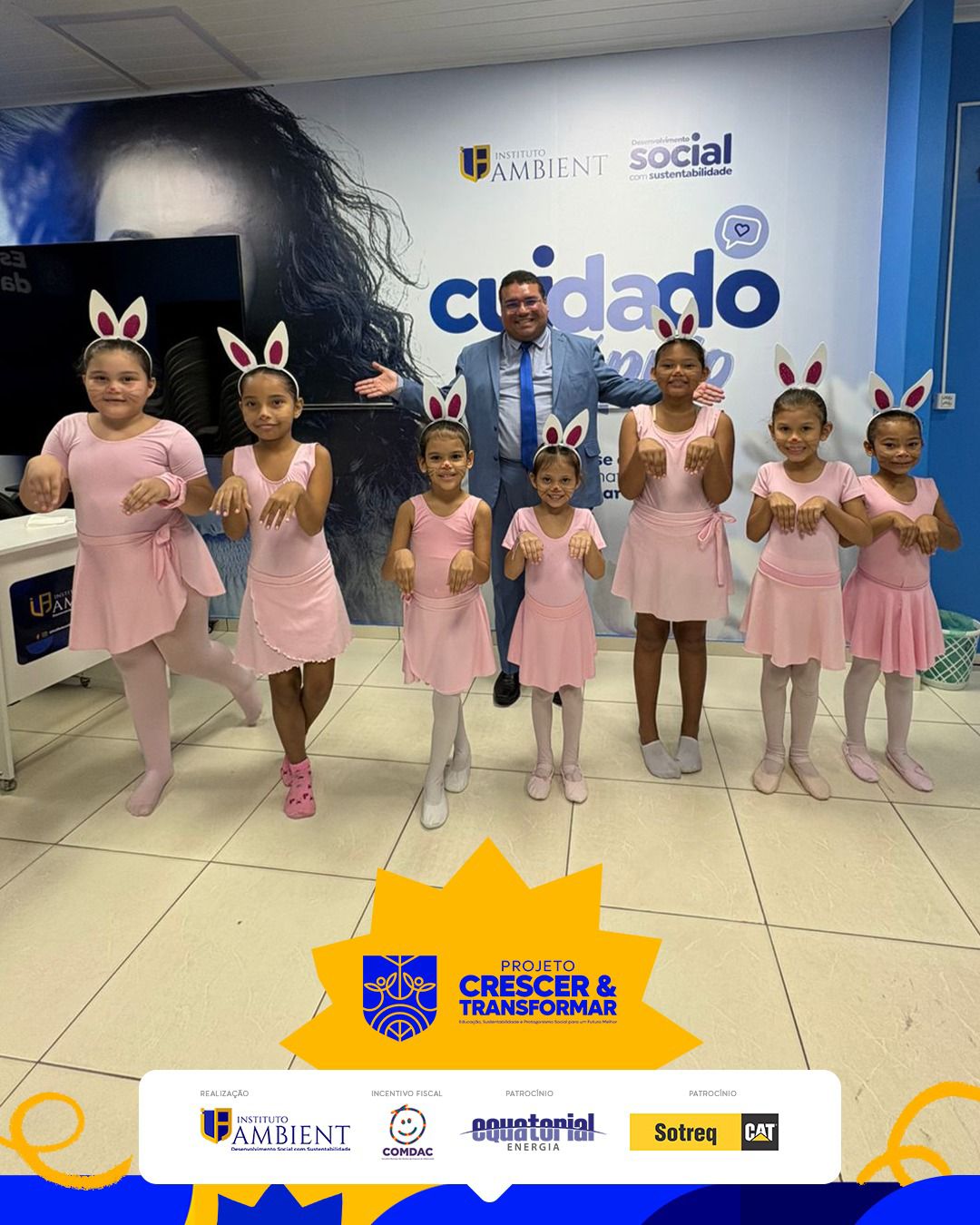 🌸 Encerramento do mês de março com apresentação especial de Páscoa 🐰